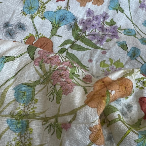 & Other Stories Linen Wrap Mini Dress - Picture 7 of 7